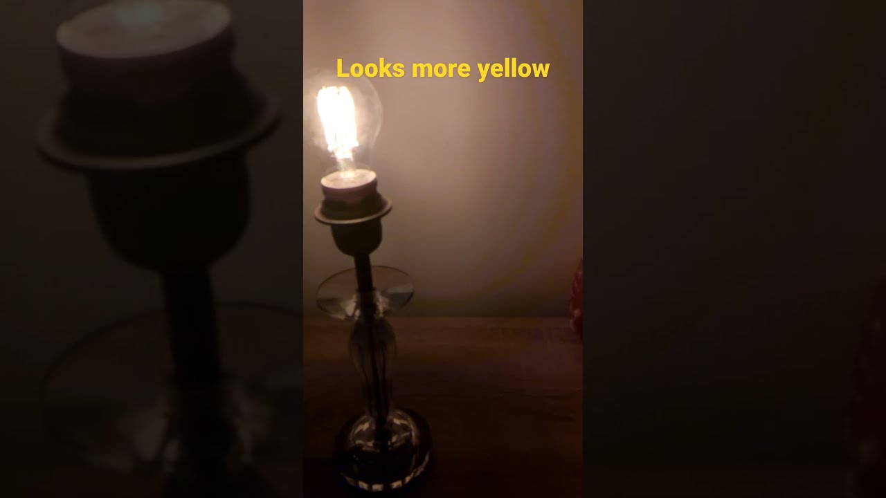 Incandescent VS LED Color Test OSRAM And Paulmann Orange Lamp Viral Comparison
