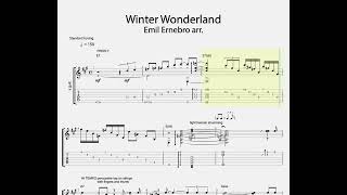 Winter Wonderland | Emil Ernebro | Custom Guitar Transcription | Custom Music Transcription