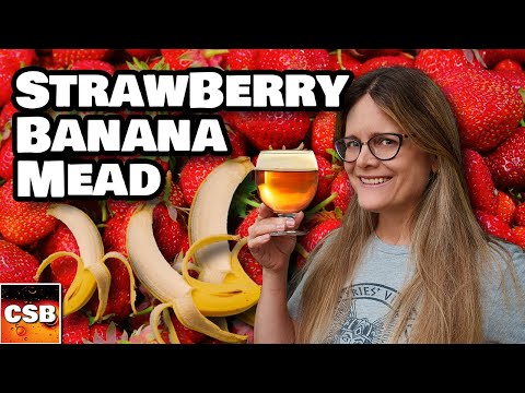 Why Can't We MAKE a HYDROMEL?  Strawbery Banana Mead Recipe