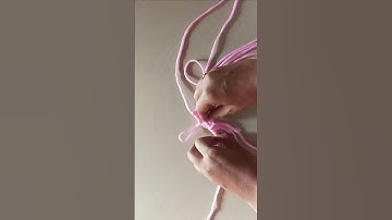 Macrame Small Keychain | #macrame #shorts