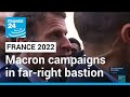 Hunting for votes, Macron challenges Le Pen in far-right bastion • FRANCE 24 English