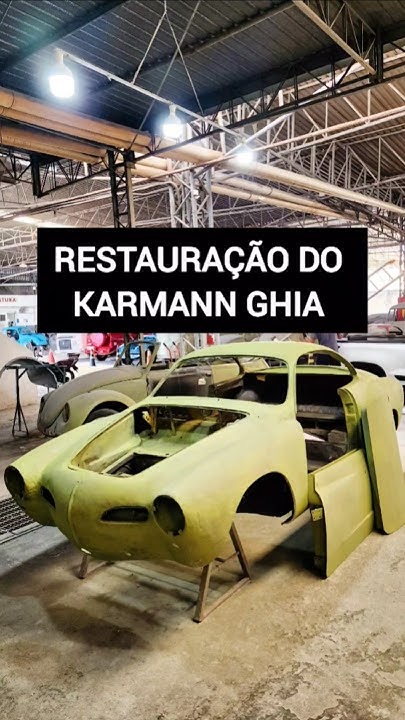 Esse Karmann Ghia 1968 na cor vermelho montana passou por uma verdadeira transformação! ❤️✨️😍