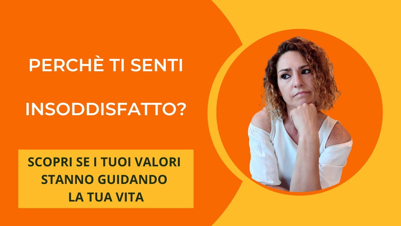 🟣🤷🏽‍♀️Ti senti insoddisfatto? Scopri i valori che guidano la tua vita ...