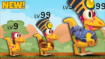 Dino Bash 2: Travel Through Time New Snappy Max level upgrade Dinosaur Gameplay
