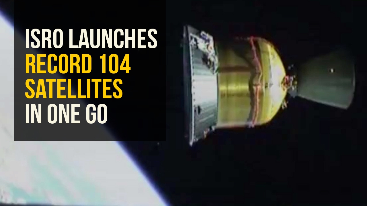 ISRO Launches Record 104 Satellites In One Go YouTube