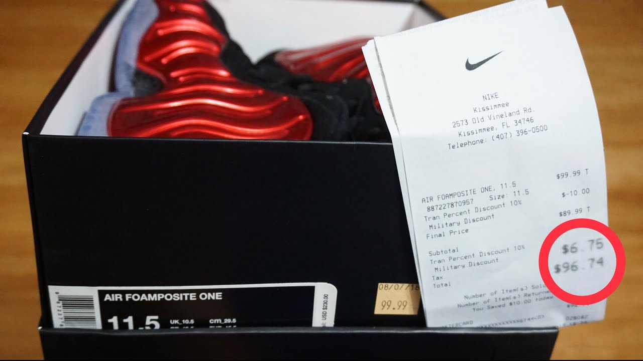 nike outlet foamposite