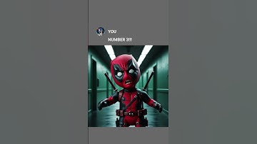 Deadpool goes number 3 🤢🤮 (AI short) #ai  #chatgpt  #memes