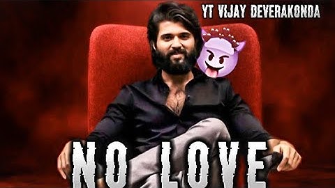 VIJAY DEVARAKONDA - NO LOVE EDIT | Vijay Devarakonda Edit | Shubh Song Edit #vijaydevarakondaviral