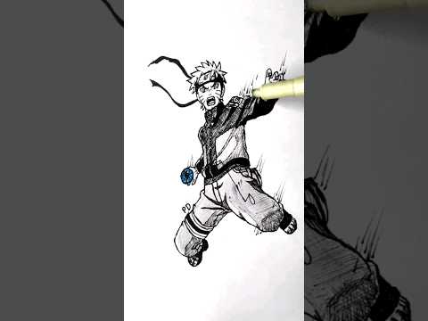Stickman to Naruto drawing transformation | #shorts #art #viral
