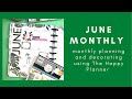 June Monthly planner spread