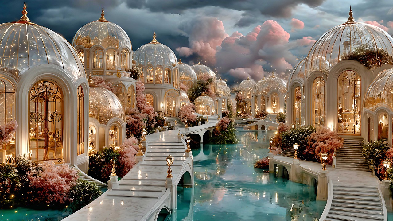 Let the Heavens Wash Over You | A 4K Journey Through Golden Palaces and Endless Peace