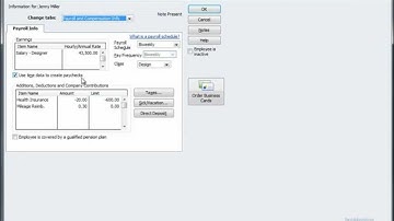 QuickBooks Training Videos: Tracking Employee Time