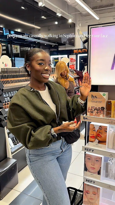MY FACE IS IN SEPHORA Y’ALL 😭😭😭