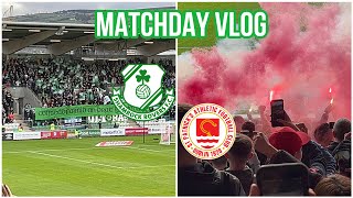 Shamrock Rovers 2-2 St Patricks Athletic - Matchday Vlog - Tallaght Stadium