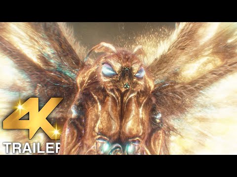 GODZILLA X KONG THE NEW EMPIRE Mothra Reveal Trailer (4K ULTRA HD) 2024