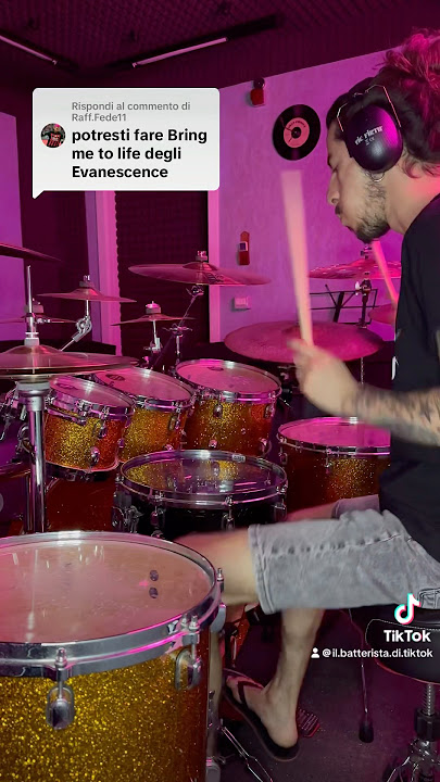 ⁠@Evanescence - #bringmetolife 🤘🏻 #francescocosma #evanescence #drumcover #drum