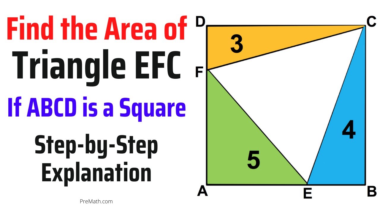 how to find square of triangle