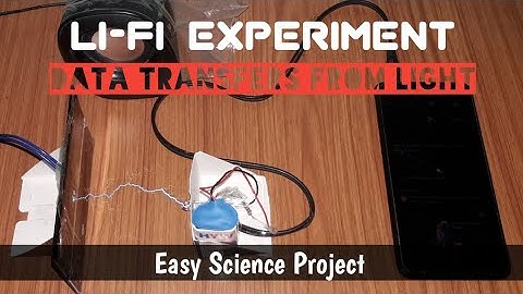 Li-Fi Science Experiment | Easy Experiment to do at Home