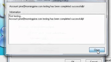 1and1Mail Demo - Setup SMTP Accounts
