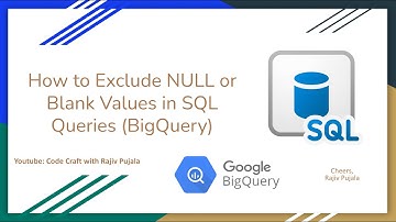 34. How to Exclude NULL or Blank Values in SQL Queries