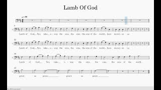 Lamb Of God tenor Part  Mass Of Spirit And Grace