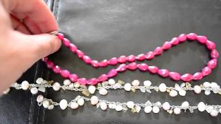 Sterling Jewelry 14K Gold Rubies Necklaces Amber Ring Thrift Hunter Garage Sales Finds Video #71