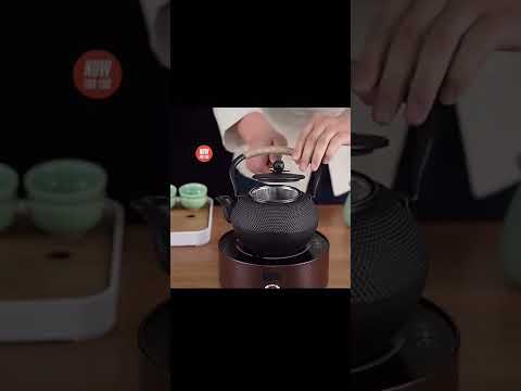 إبريق شاي صغير مصنوع يدويا الحديد الزهر  ترند 