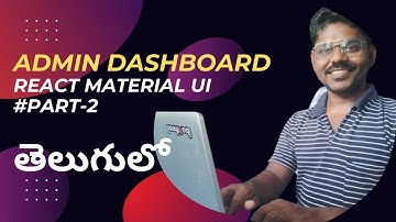 🚀 React 18 Tutorial: Design a Beautiful Admin Dashboard Material UI Part-2 - Telugu #VenkateshMogili
