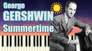 Summertime - Advanced George Gershwin Piano Synthesia Tutorial