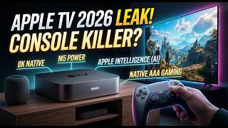 Apple TV 2026 LEAKS: 8K Resolution, Next-Gen AI &amp; Console Gaming