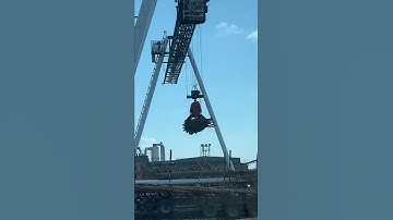 Crane Unloading!#shorts #logging ￼