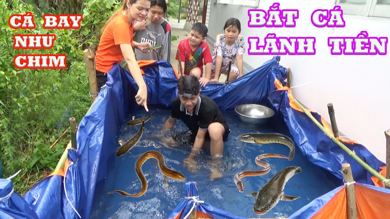 Bắt Cá Lãnh Tiền - Catch The Fish Game [ Trang And Vinh ] - YouTube