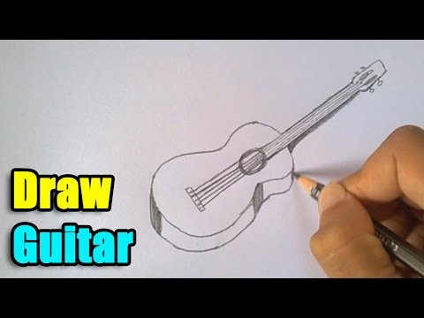 Как рисовать гитары