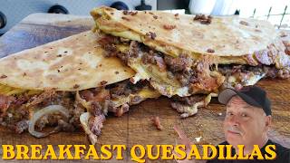 You Need to Try This Blackstone Breakfast Quesadilla!
