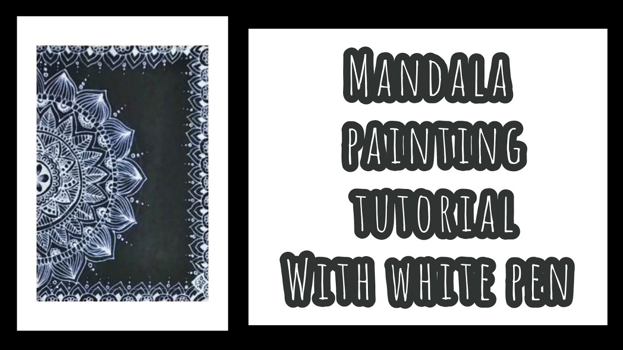 MANDALA PAINTING TUTORIAL | STEP BY STEP | EASY AND ATTRACTIVE | CREATIVE U.V.