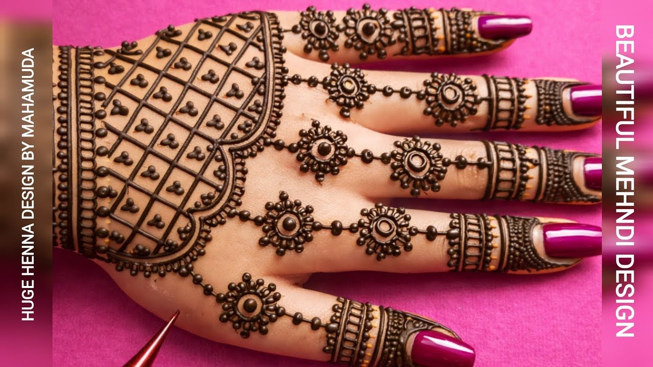 Simple Henna Design 🌿 Very Easy Mehndi Design 🌿 Flower Mehndi Vedio 2026🌿🌿