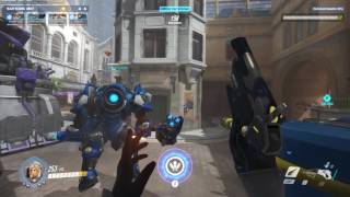 Overwatch UPRISING Crosshair aiming bug/problem on payload