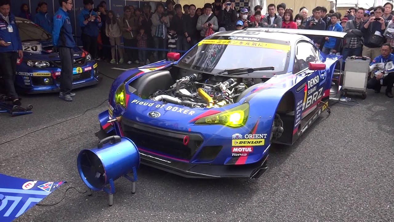 SUBARU BRZ GT300(EJ20 350PS 450kgf･m) Proud of BOXER 61 (1/2) - YouTube