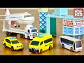 この車両たち普通のトミカにも欲しい！ポケットトミカ フライト！空港編 全６種 バス・航空貨物運搬車 トレーラー・エクストレイル 点検車・キャラバン 警備車 トミカジェット トミカ空港