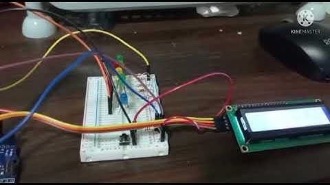 Menyalakan lampu LED dengan lcd dan i2c di Arduino
