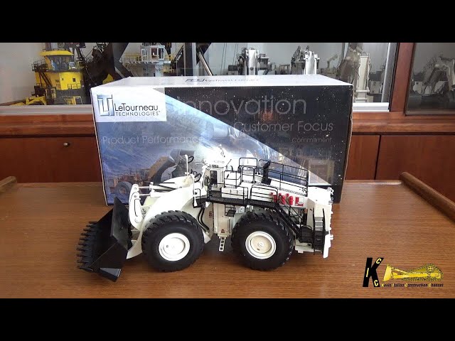 LeTourneau L1850 Wheel Loader White Version by TWH Model Review - YouTube