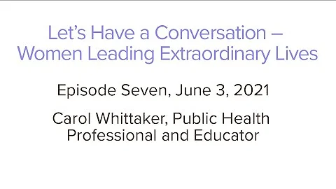 Carol Whittaker  Lets Have a Conversation