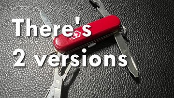 TIL there are 2 versions of the Victorinox Midnite Manager