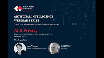 Artificial Intelligence Webinar Series - AI & Privacy