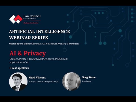 Artificial Intelligence Webinar Series – AI & Privacy