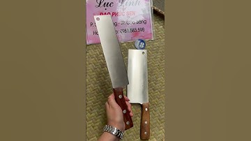 Bộ đôi dao làm bếp từ thép trắng không gỉ | Hotline 0981.583.598