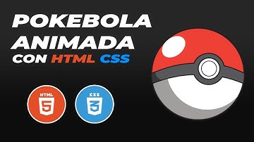 Crea esta POKEBOLA Animada solamente con CSS | Make a Animated POKEBALL CSS #pokemon #css