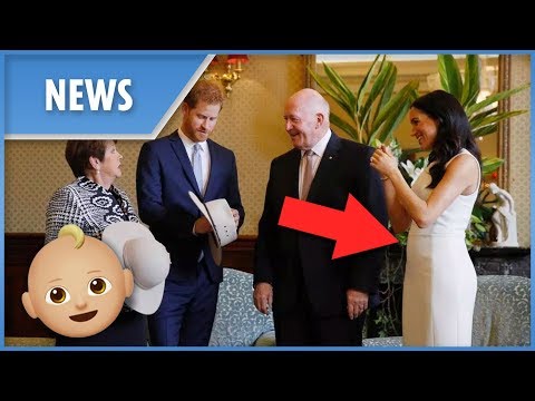 Video: Meghan Markle Shows Off Her Pregnancy Tummy In Australia