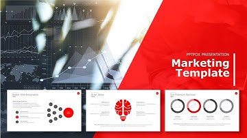 (Video) Red Business Marketing PowerPoint Template