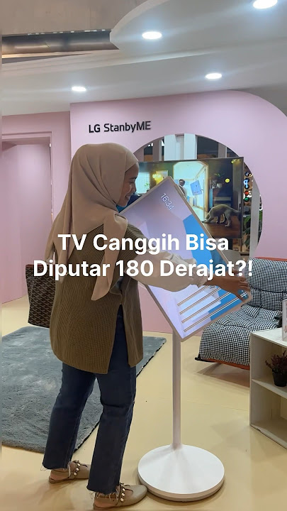 TV canggih yang bisa di putar 180 derajat! #LGStanbyME #StanbyMEverywhere @LGIndonesia